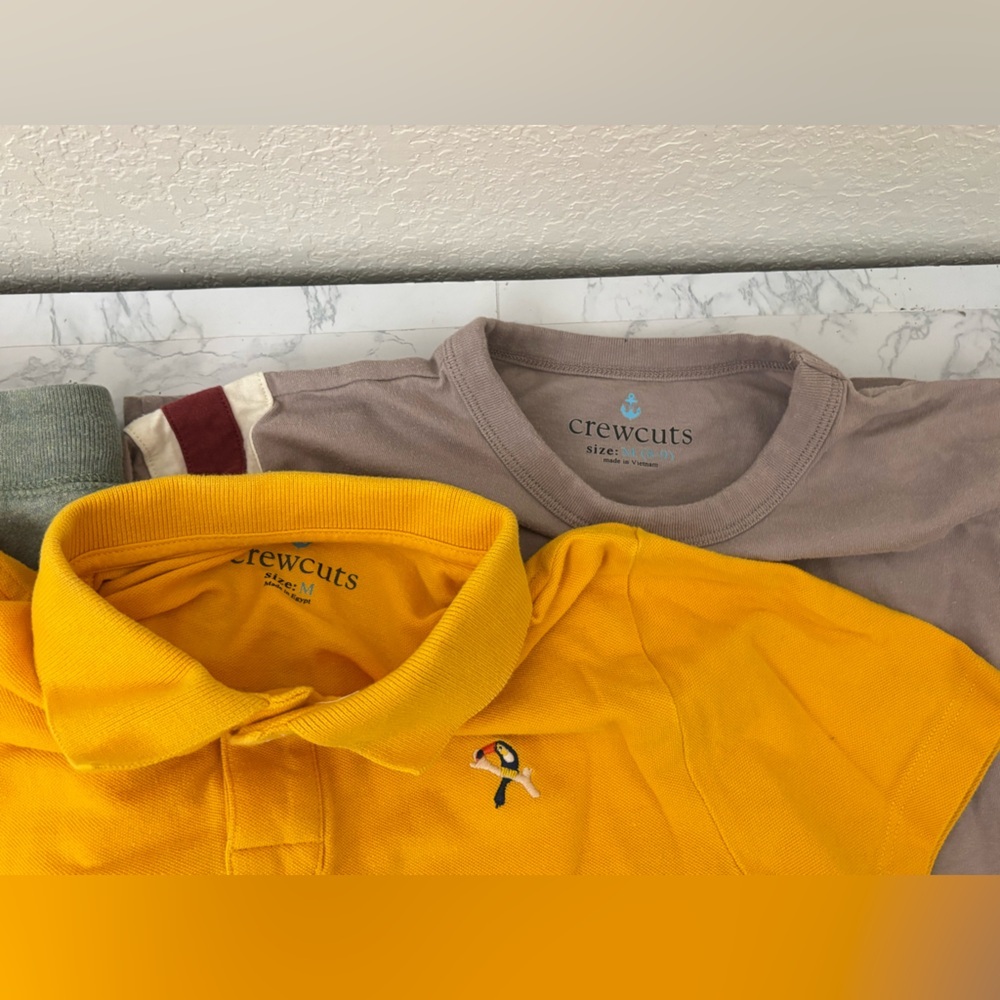 CREWCUTS Cat & Jack Tops And Bottoms Boys M 8-9 Lot Of 5 Shirt Sweatpants​ - Picture 2 of 3